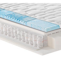 GEL-TASCHENFEDERKERNMATRATZE 90/200 cm Höhe ca. 24 cm 7 -Zonen - Weiß, Basics, Textil (90/200cm) - FAN