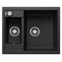 SPÜLE Metra  - Schwarz, Basics, Stein (61,5/19/50cm) - Blanco