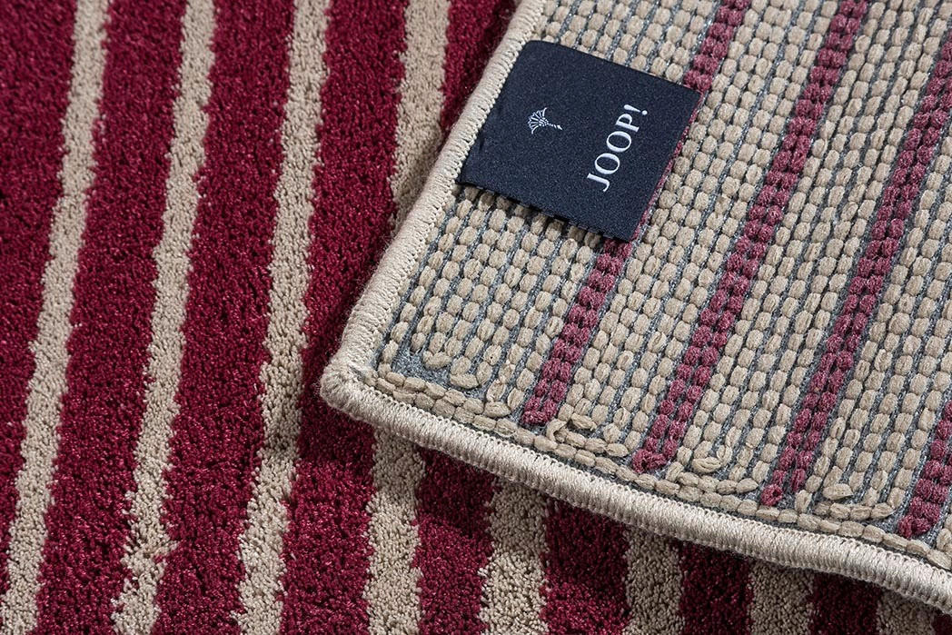 BADTEPPICH Ecru, Bordeaux 50/60 cm  - Ecru/Bordeaux, Design, Textil (50/60cm) - Joop!