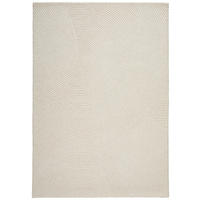 WOLLTEPPICH 130/190 cm Weiß  - Weiß, Natur, Textil (130/190cm) - Novel