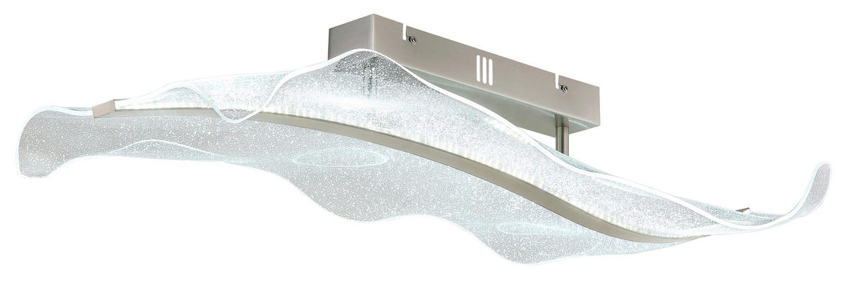 STROPNA LED-SVETILKA   //2700-6500 K// - prozorno, Design, kovina/umetna masa (80/30/18cm) - Globo