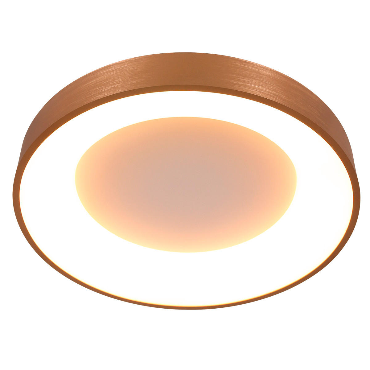 LED-DECKENLEUCHTE Ringlede 48/9 cm   - Goldfarben, Basics, Kunststoff/Metall (48/9cm)