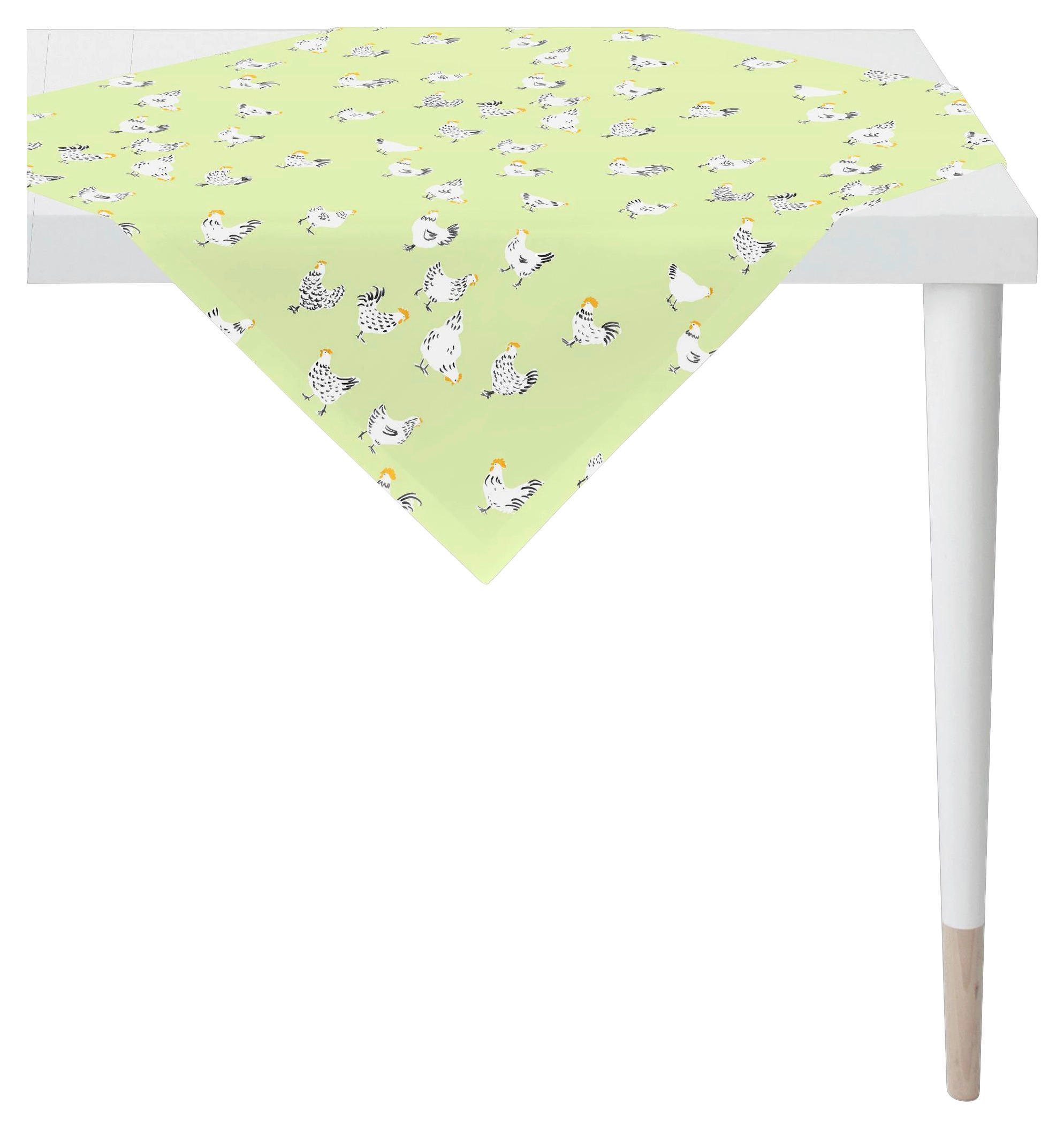 TISCHDECKE Textil Hellgrün 88/88 cm  - Hellgrün, Basics, Textil (88/88cm) - Esposa