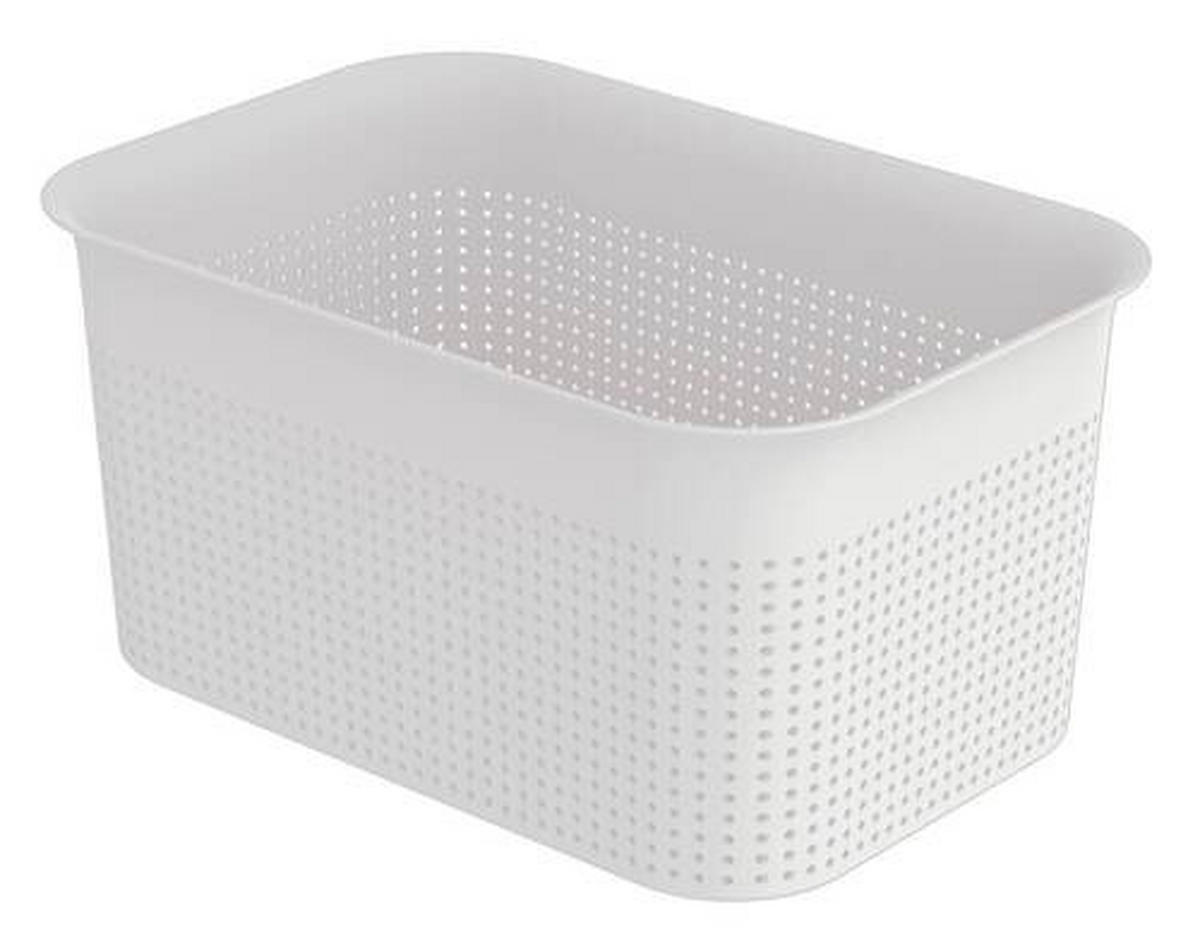 BOX, plast - biela, Basics, plast (26,2/18/13cm) - Rotho