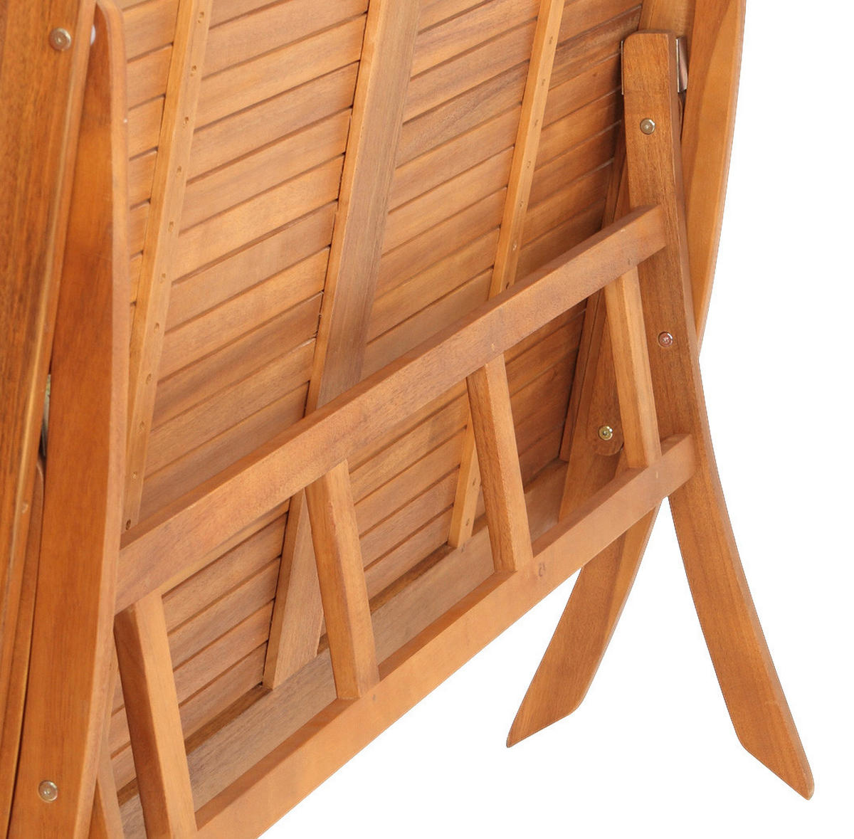 GARTENKLAPPTISCH Holz rechteckig  - Naturfarben, KONVENTIONELL, Holz (160/73/90cm) - Gardenson