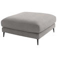 ECKSOFA  in Flachgewebe Sandfarben  177/253 cm  - Sandfarben/Schwarz, Design, Textil/Metall (177/253cm) - Dieter Knoll