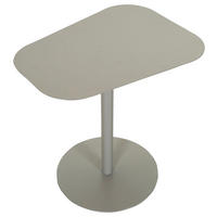 BEISTELLTISCH Champagner organisch  - Champagner, Design, Metall (50/50/38cm) - Landscape