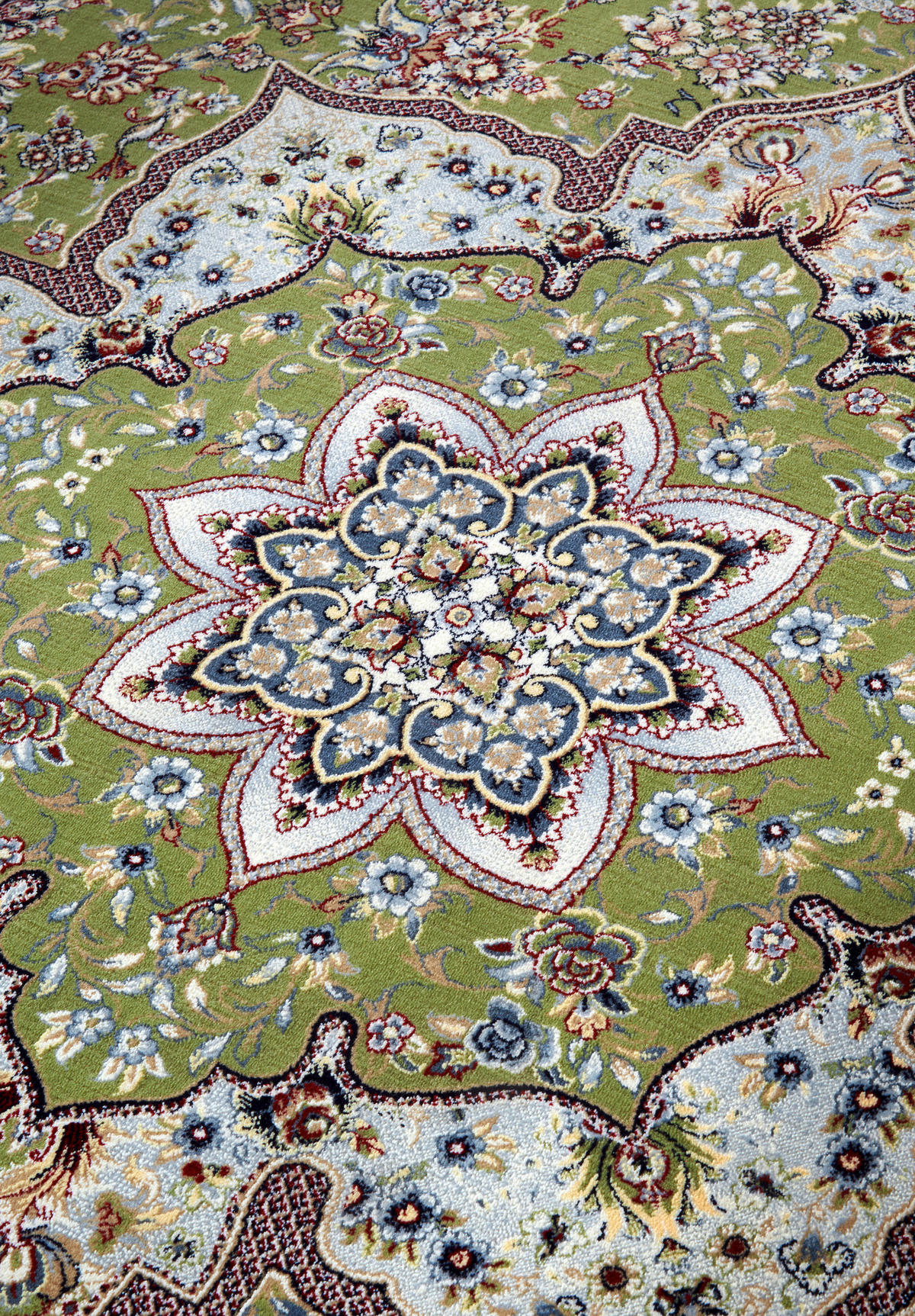 FLACHWEBETEPPICH 190/285 cm Kollektion 1870 Creme, Hellgrün  - Creme/Hellgrün, Design, Kunststoff/Textil (190/285cm) - Villeroy & Boch