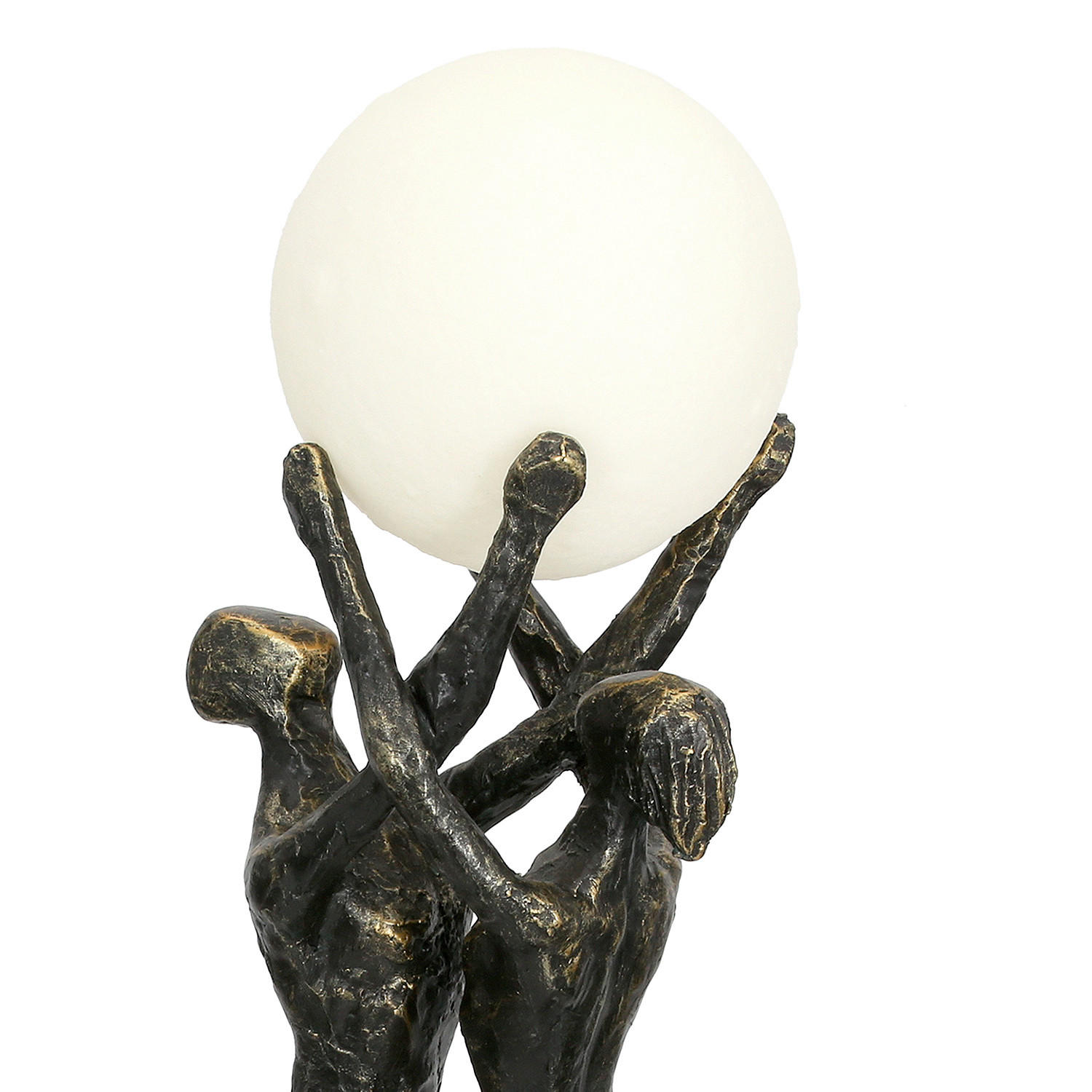 TAGESLICHTLAMPE hold the light   - Bronzefarben, LIFESTYLE, Kunststoff (26/47/8cm)
