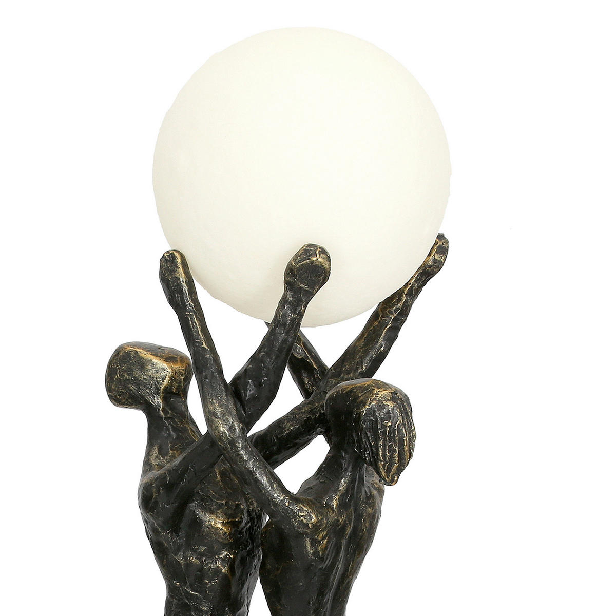 TAGESLICHTLAMPE hold the light   - Bronzefarben, LIFESTYLE, Kunststoff (26/47/8cm)