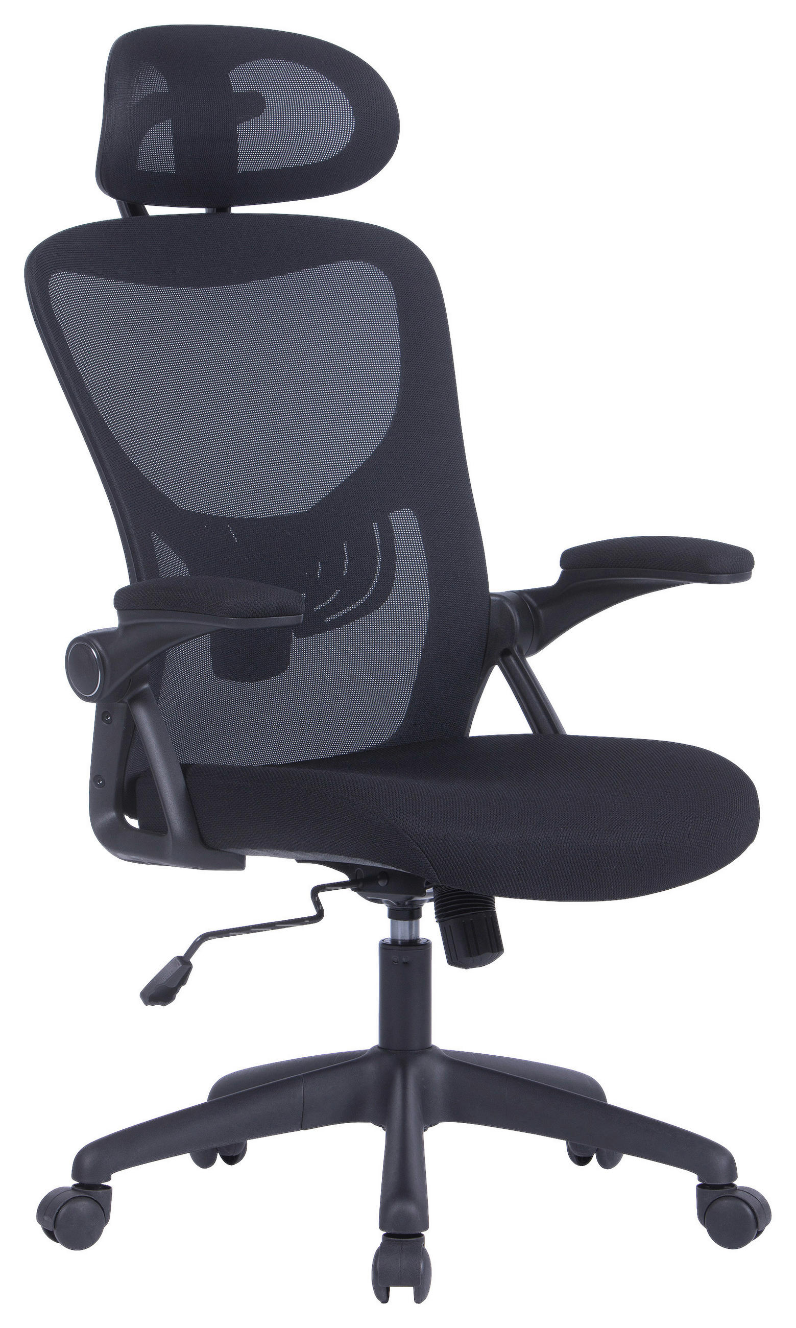 DREHSTUHL Webstoff, Netz Schwarz  - Schwarz, KONVENTIONELL, Kunststoff/Textil (62/111 - 119/66cm) - MID.YOU