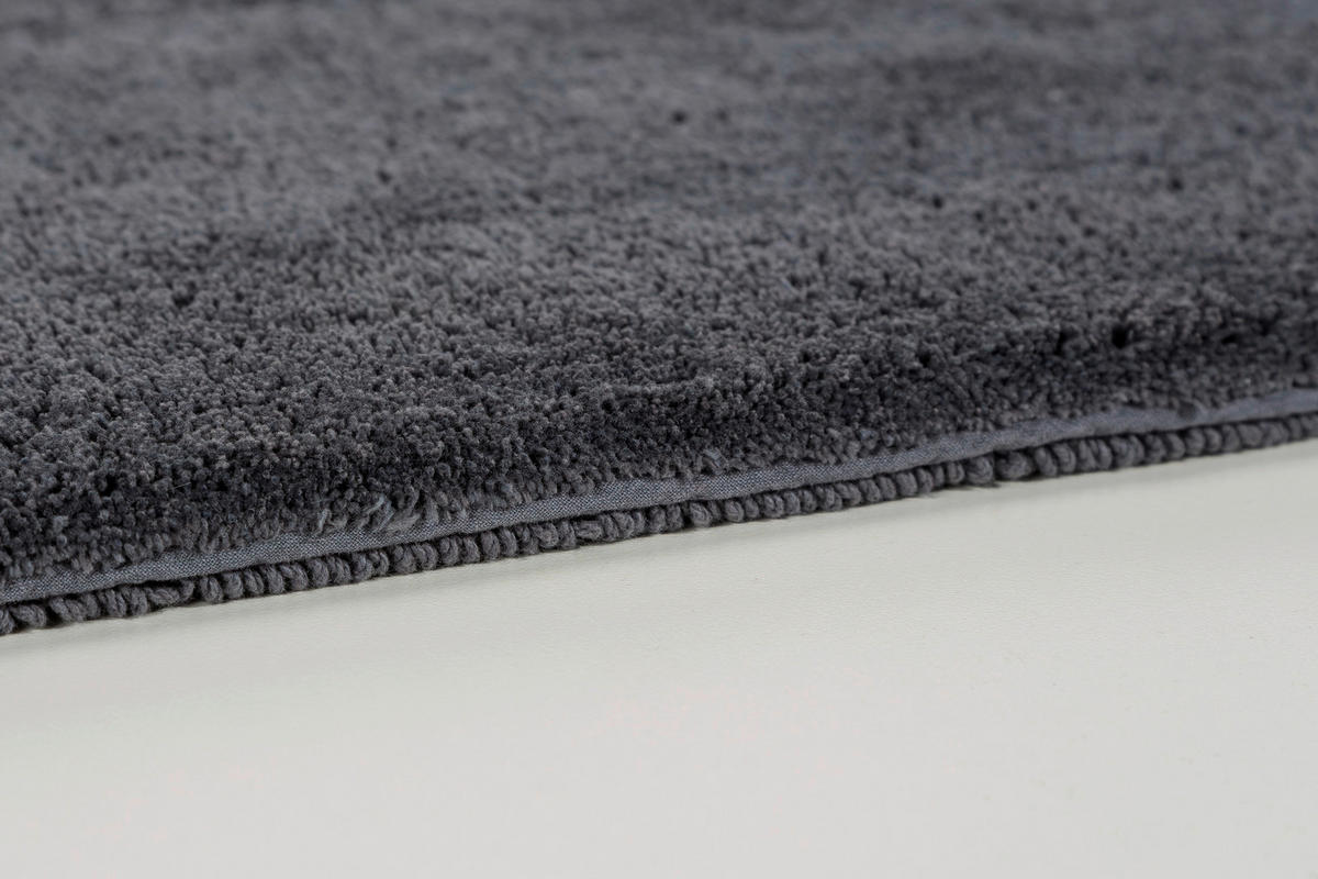 BADTEPPICH Bahamas Anthrazit 40/60 cm  - Anthrazit, Basics, Textil (40/60cm) - Schöner Wohnen