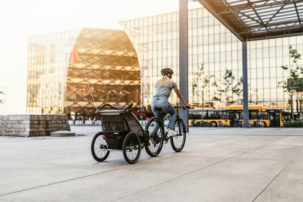 FAHRRADANHÄNGER   Chariot Lite 2  - Grün, Basics, Metall (80/114,5/94cm) - Thule