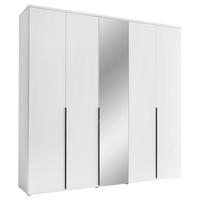OMARA S KLASIČNIMI VRATI, bela  - črna/bela, Moderno, umetna masa/steklo (225/225/52cm) - Carryhome