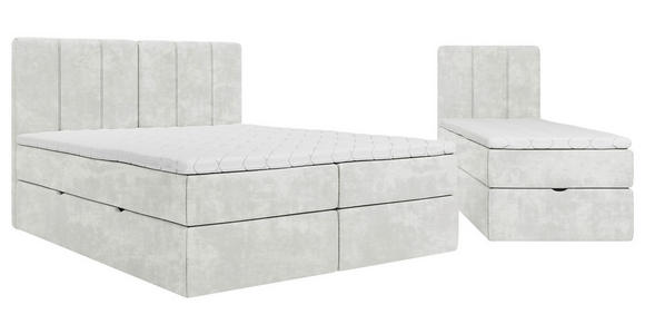 FAMILIENBETT - Creme/Schwarz, Design, Holzwerkstoff/Kunststoff (270/200cm) - Esposa