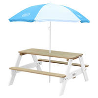 KINDER-GARTENSET Holz  - Blau/Braun, KONVENTIONELL, Holz (97,7/48,7/95cm) - Ambia Garden