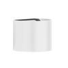 LED-AUSSENLEUCHTE - Weiss, Basics, Metall (14/10/12cm) - Fischer & Honsel