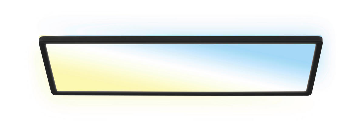 LED-PANEEL Slim 58/20/3 cm   - Schwarz, MODERN, Kunststoff (58/20/3cm)