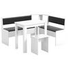 ECKBANKGRUPPE Weiß  - Weiß, MODERN (153/115cm) - MID.YOU