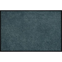 FUSSMATTE  40/60 cm  Blau  Uni  - Blau, Design, Kunststoff/Textil (40/60cm) - wash+dry