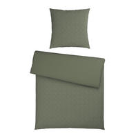 BETTWÄSCHE 2-teilig Mikrofaser 135/200 cm  - Salbeigrün, Design, Textil (135/200cm) - Esposa
