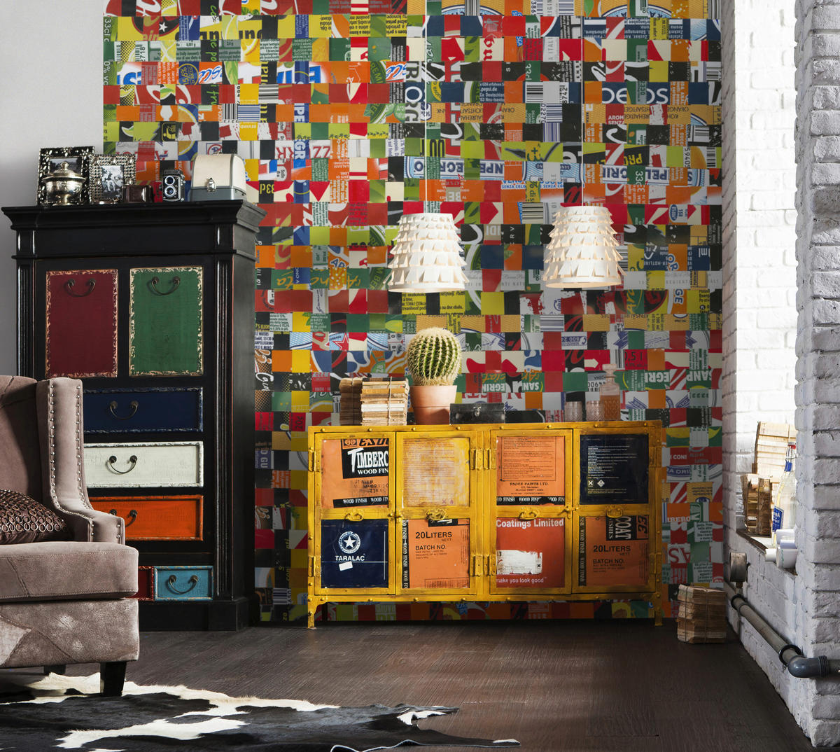 VLIESTAPETE - Multicolor, Basics (150/250cm) - Komar