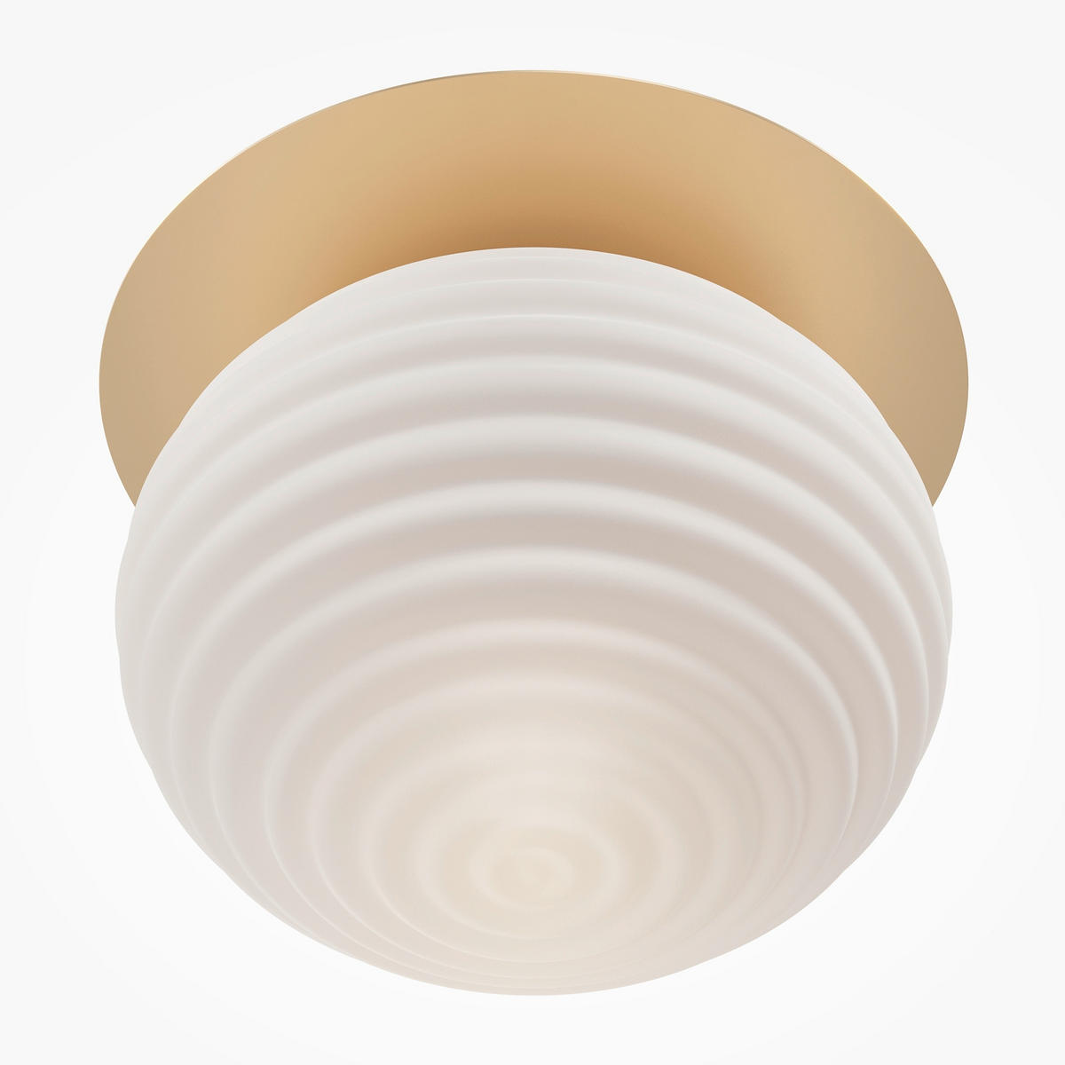 DECKENLEUCHTE Modern 35/28 cm  - Goldfarben/Weiß, Design, Metall (35/28cm) - MAYTONI