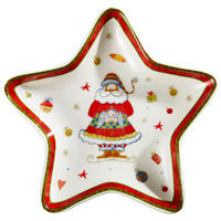 KÍNÁLÓTÁL 17,8 cm   - többszínű, Basics, kerámia (17,8cm) - X-Mas