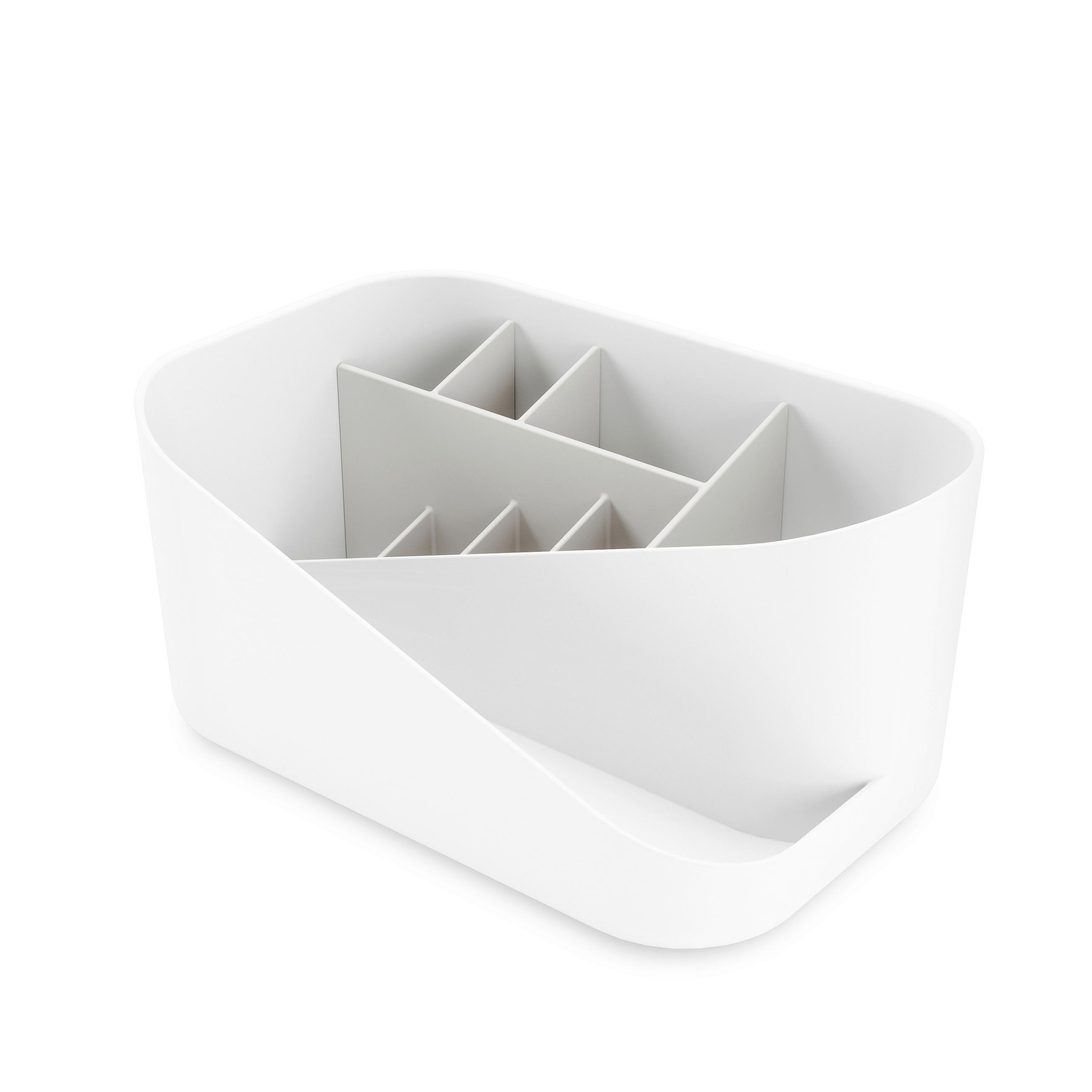 KOSMETIK-ORGANIZER  - Weiß/Grau, Design, Kunststoff (27/17/13cm) - Umbra