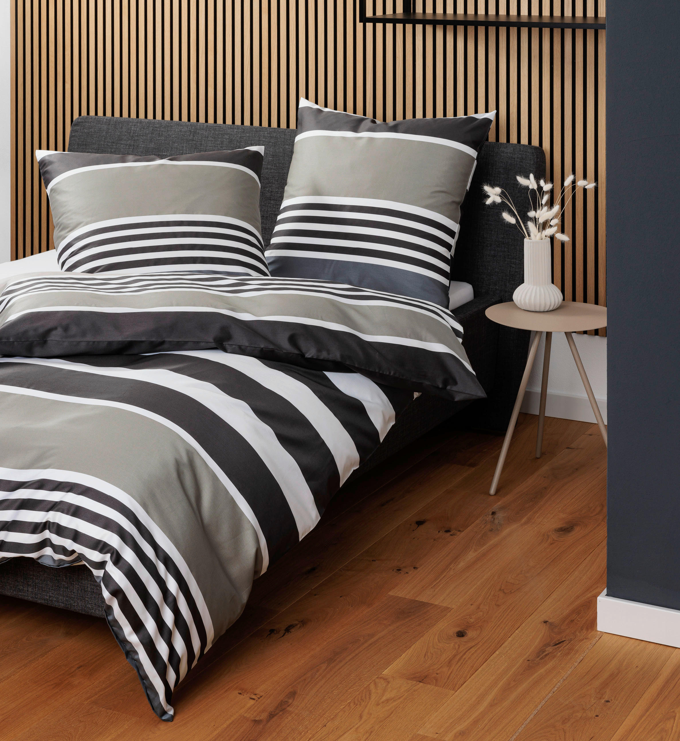 BETTWÄSCHE Makosatin 200/220 cm  - Braun, Design, Textil (200/220cm) - Janine