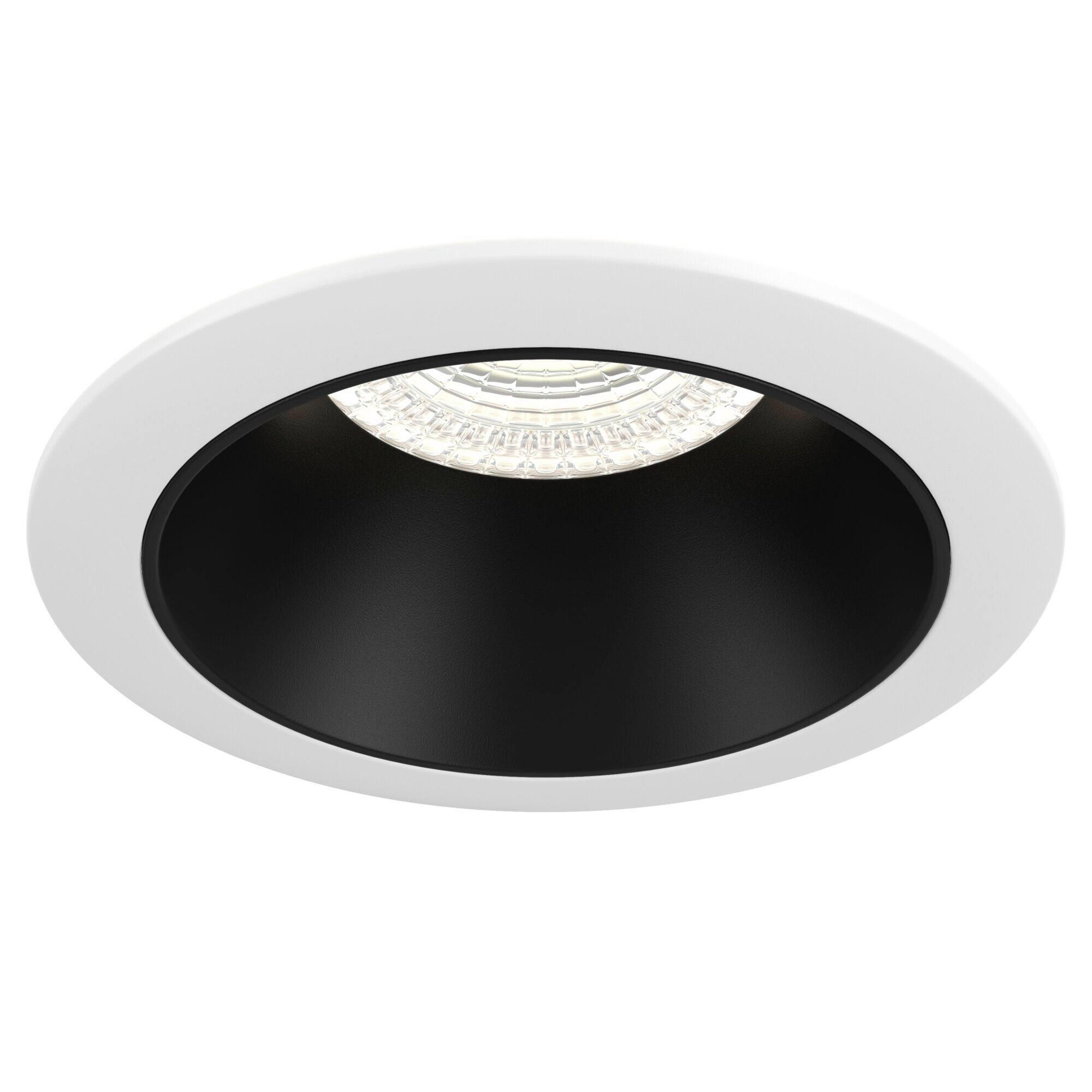 DECKENLEUCHTE Downlight 8.5/8,5/3,7 cm   - Schwarz/Weiß, Trend, Metall (8.5/8,5/3,7cm) - MAYTONI
