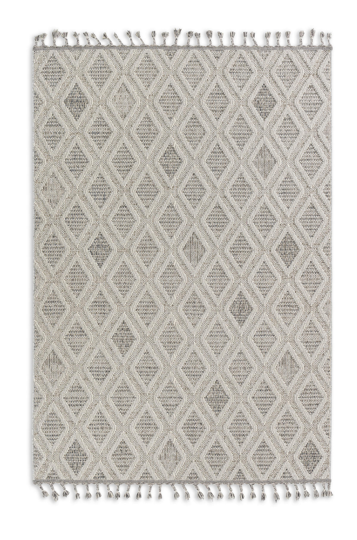WEBTEPPICH 80/150 cm Trevi Grau  - Grau, Design, Textil (80/150cm) - Novel