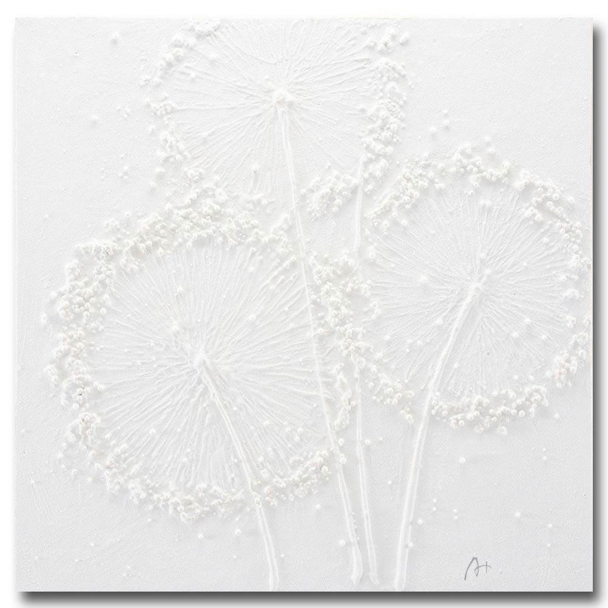 OLEJOMAĽBA, 100/100 cm - biela, Basics, drevo (100/100cm)