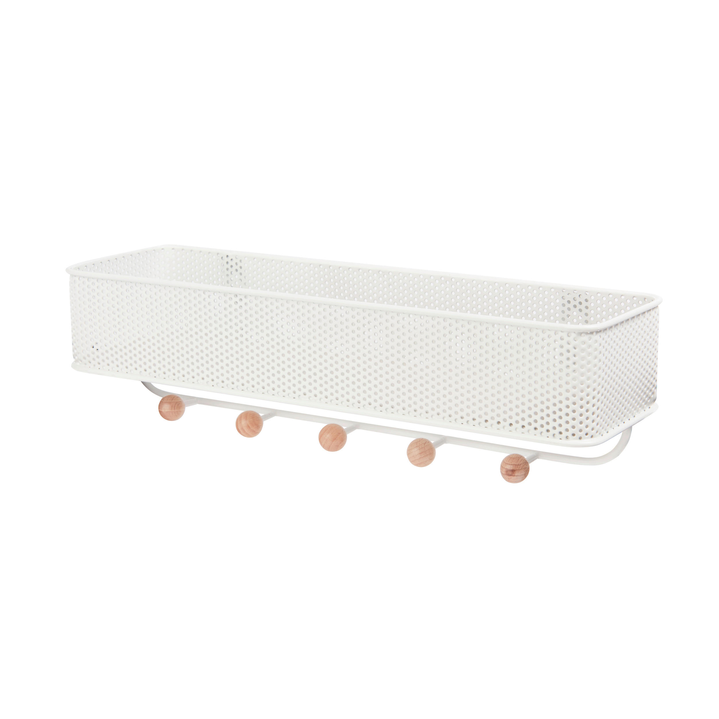 ORGANIZATOR  bela  - bela, Osnovno, metal (9/9/32cm) - Umbra