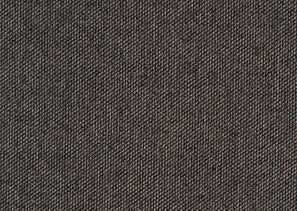 WOHNLANDSCHAFT in Webstoff Graubraun  - Graubraun/Schwarz, Design, Textil/Metall (216/385/177cm) - Welnova