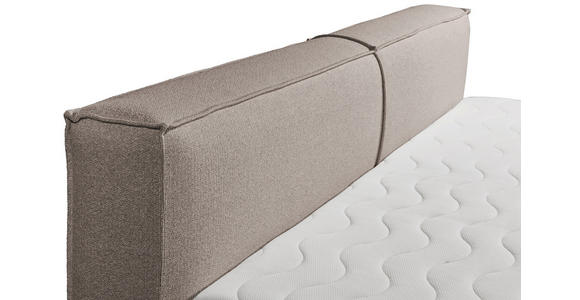 FAMILIENBOXSPRINGBETT - Taupe/Schwarz, LIFESTYLE, Kunststoff/Textil (240/200cm) - Esposa