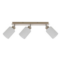 Proiector 47/8/21,5 cm    - opal/nisipiu, Basics, sticlă/metal (47/8/21,5cm) - Novel