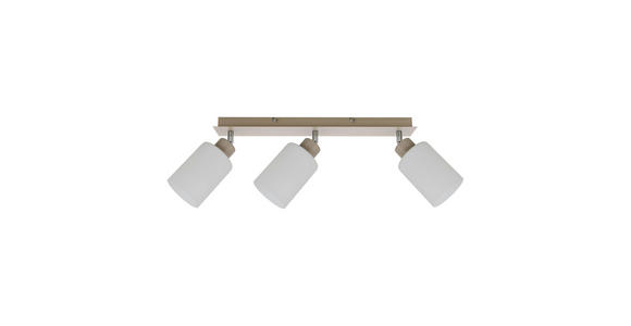 STRAHLER Sisak 47/8/21,5 cm  - Sandfarben/Opal, Basics, Glas/Metall (47/8/21,5cm) - Novel