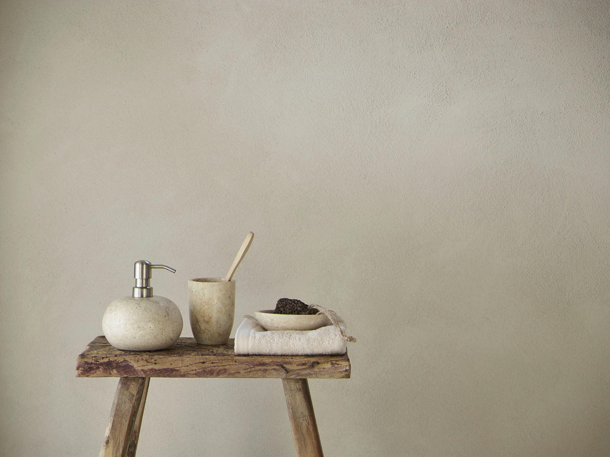SEIFENSPENDER Lux  - Creme, Basics, Stein (12/13.3cm) - Aquanova