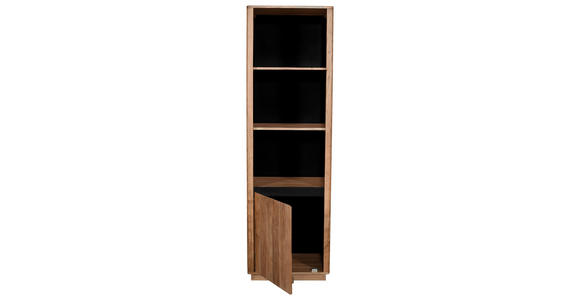 REGAL Akazie massiv Akaziefarben - Naturfarben/Akaziefarben, Natur, Holz/Holzwerkstoff (55/190/40cm) - Carryhome