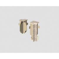 Innenecke Esche Grau Grau, Eschefarben  - Eschefarben/Grau, Basics, Kunststoff (1.6/0.7/5.9cm) - Egger Holzwerkstoffe