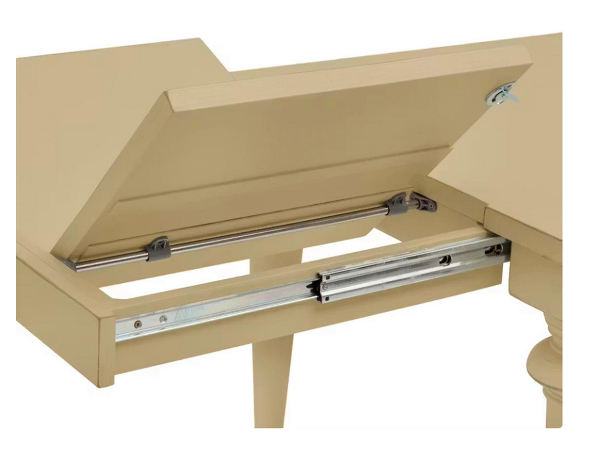 ESSTISCH Creme rechteckig  ausziehbar  - Creme, LIFESTYLE, Holz (182-282/76/90cm) - Livetastic