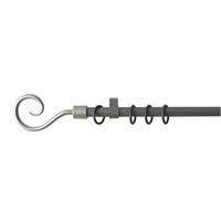 GARNIŠNA srebrna, metal - srebrna, Konvencionalno, metal (120-210cm) - Homeware