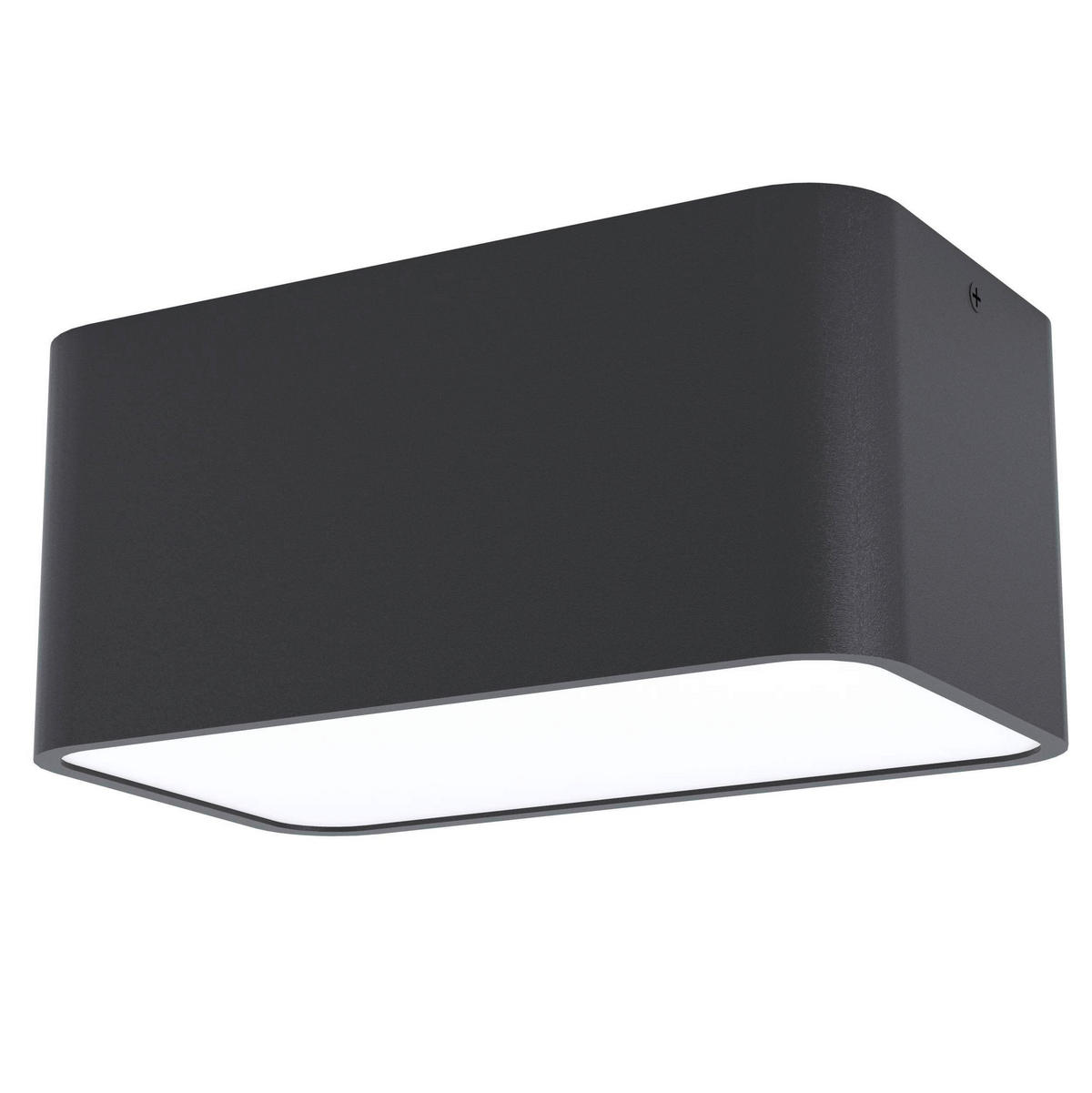 TAKLAMPA Grimasola 24/14/11 cm  - vit/svart, Design, metall/plast (24/14/11cm) - Eglo
