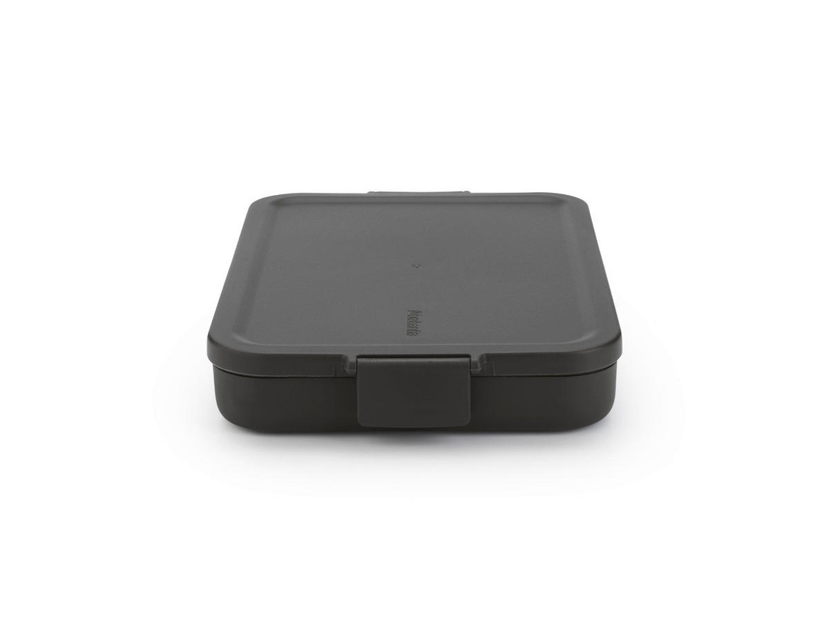KRABIČKA NA OBĚD plast   - tmavě šedá, Basics, plast (25.5/3.7/16.6cm) - Brabantia