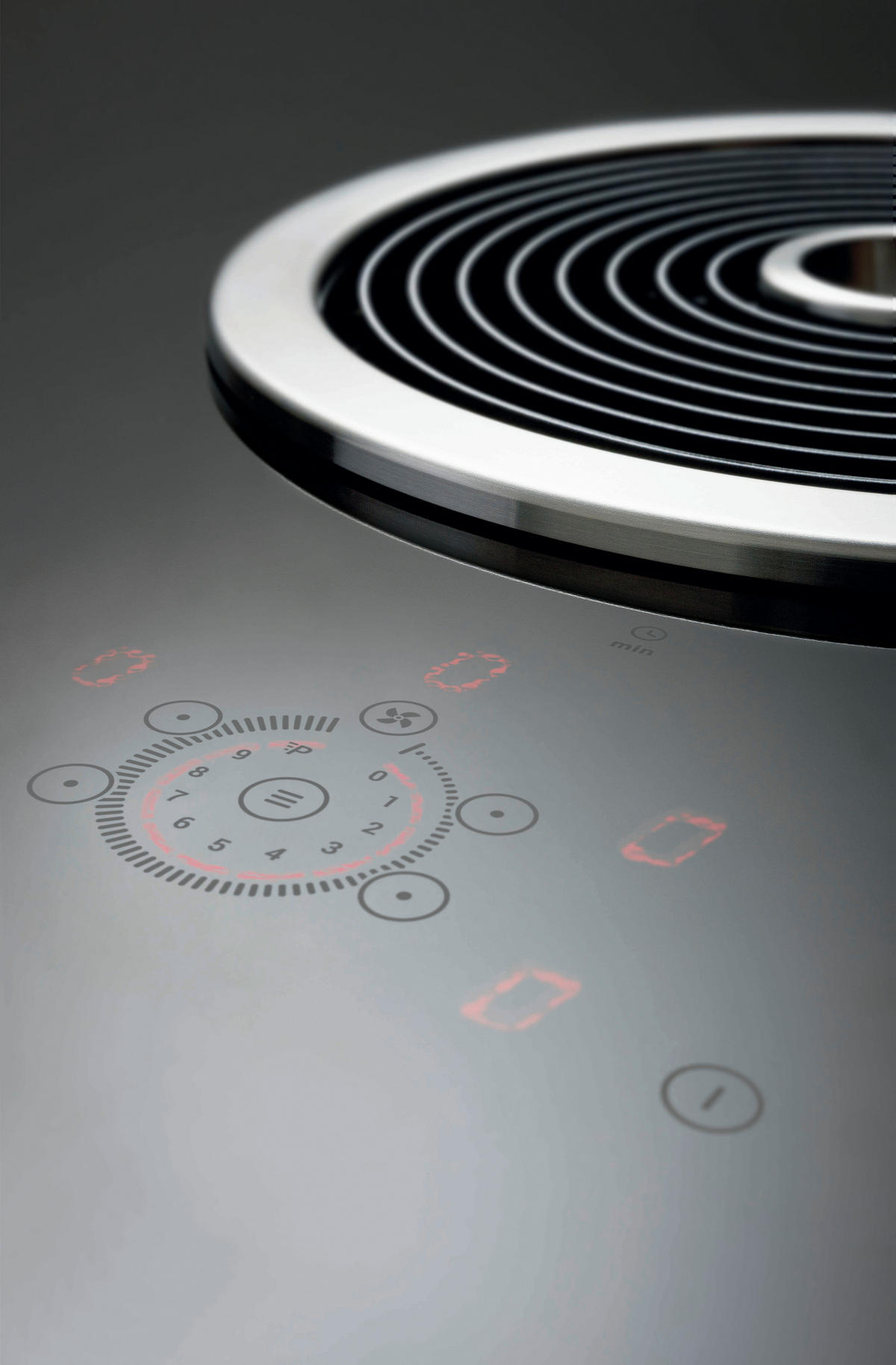 KOCHFELD-DUNSTABZUG-KOMBI BHU  - Edelstahlfarben/Ahornfarben, Design, Glas/Metall (76/19,6/51,5cm) - Bora