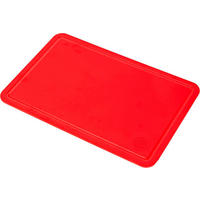 DASKA ZA REZANJE  plastika   - crvena, Basics, plastika (17/26cm)