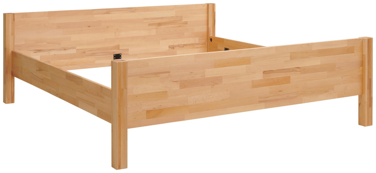 POSTEĽ, 180/200 cm, jadrový buk - jadrový buk, Natur, drevo (180/200cm) - MID.YOU