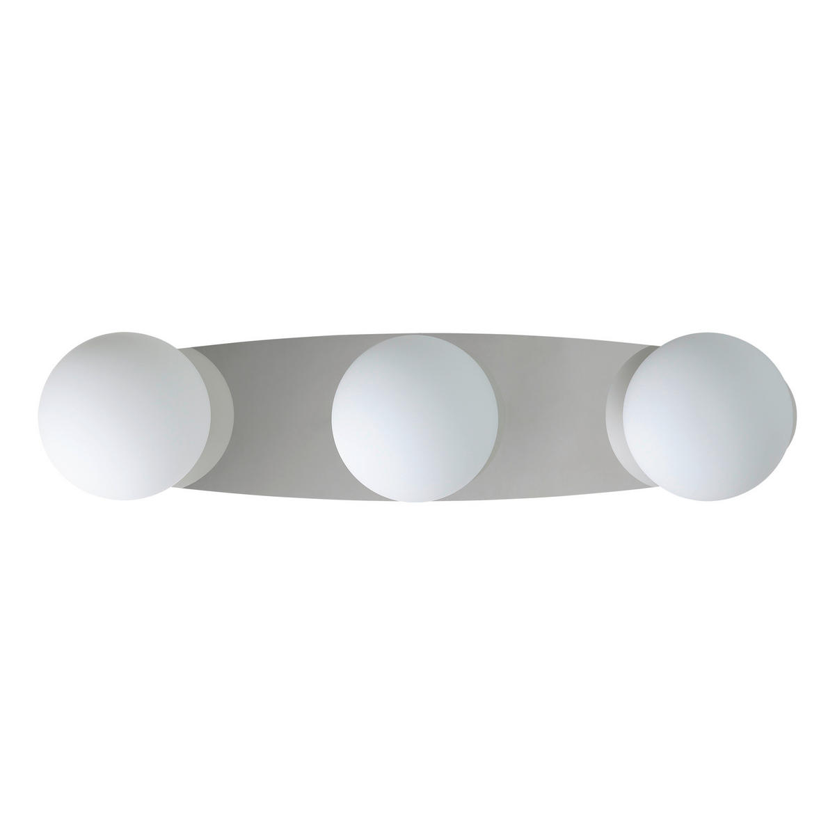 BADEZIMMER-WANDLEUCHTE CASTROVIDO 58/13/16 cm   - Chromfarben/Weiß, KONVENTIONELL, Glas/Metall (58/13/16cm) - Eglo