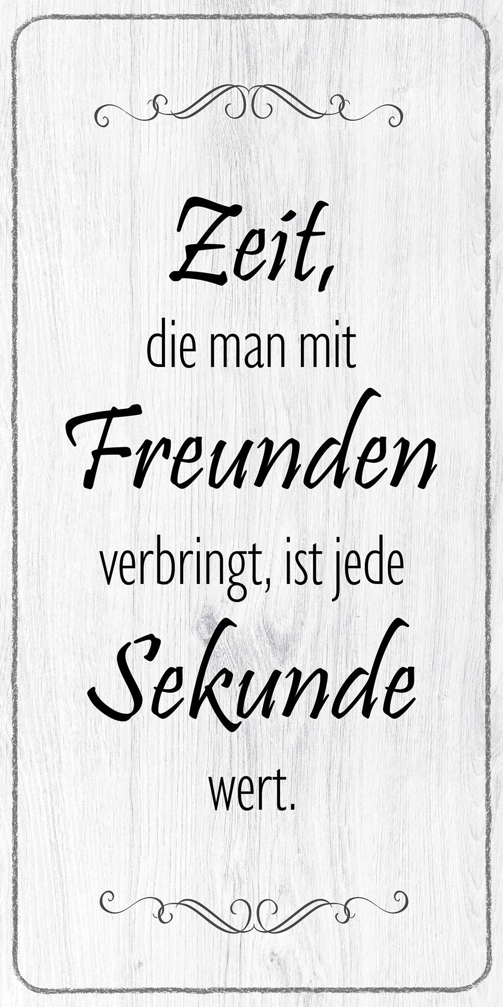 DEKOPANEEL Text  - Multicolor, Basics, Holz (20/40/0,3cm) - Euroart
